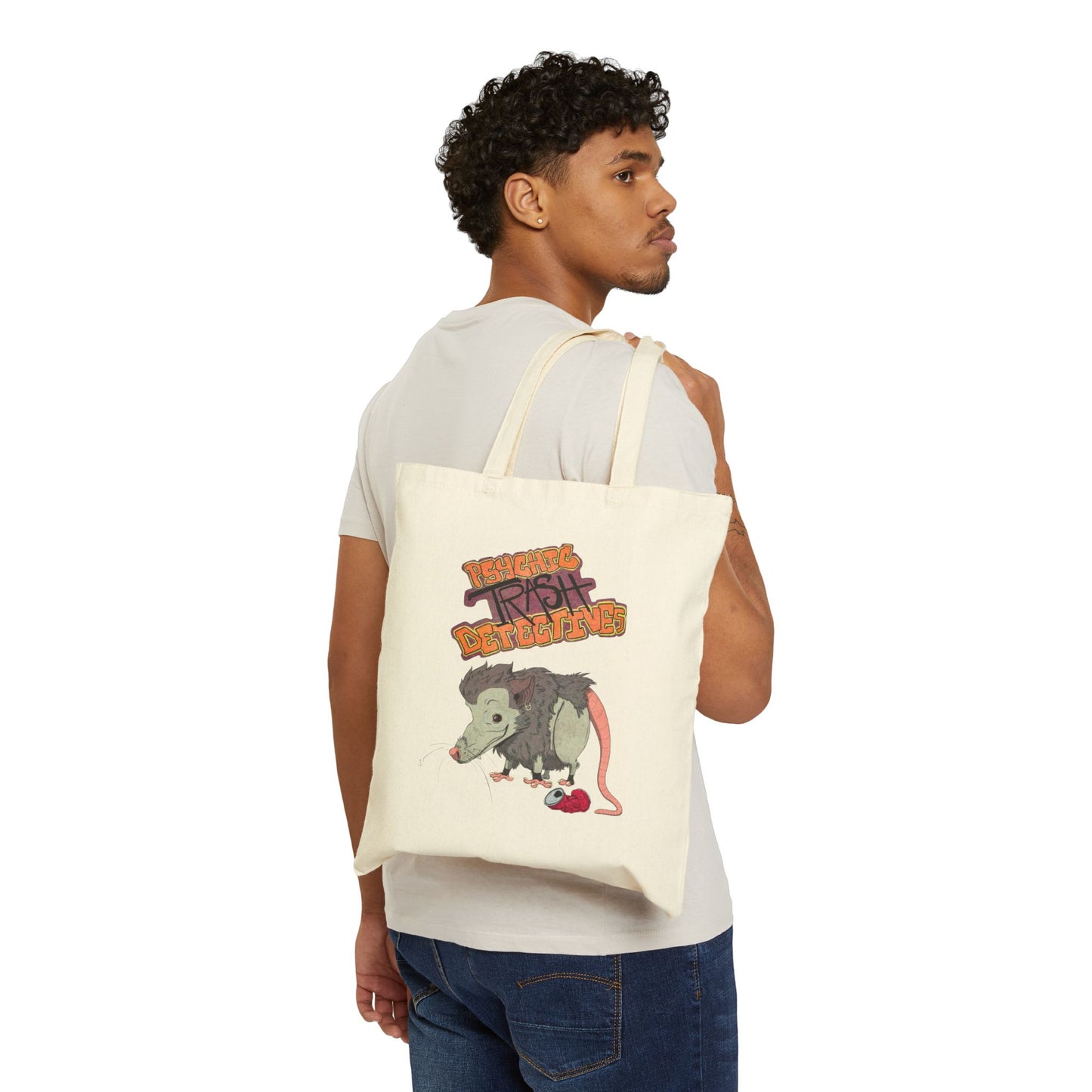 Psychic Trash Detectives Soup the Possum Tote