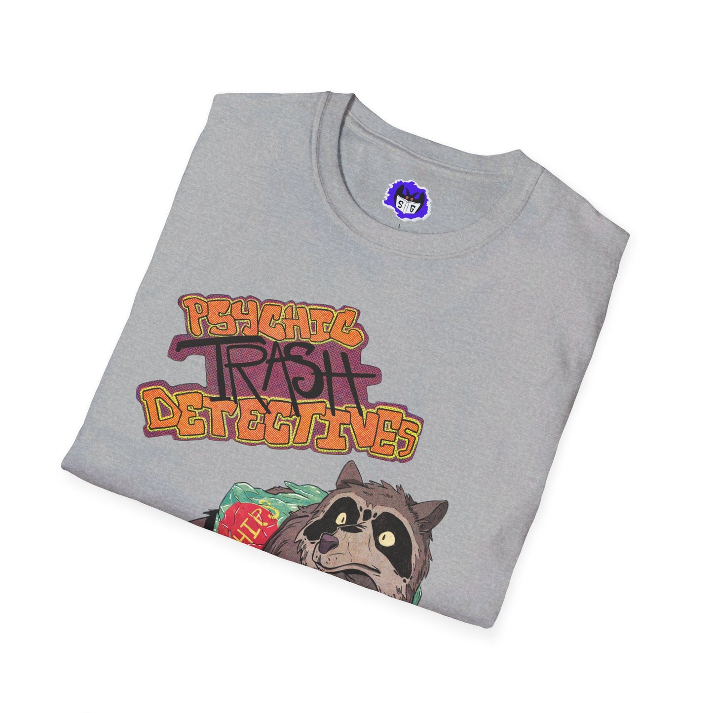 Psychic Trash Detectives Mrs. Scratch the Raccoon Tee