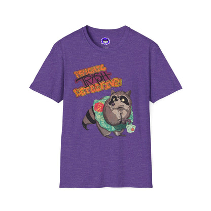 Psychic Trash Detectives Mrs. Scratch the Raccoon Tee