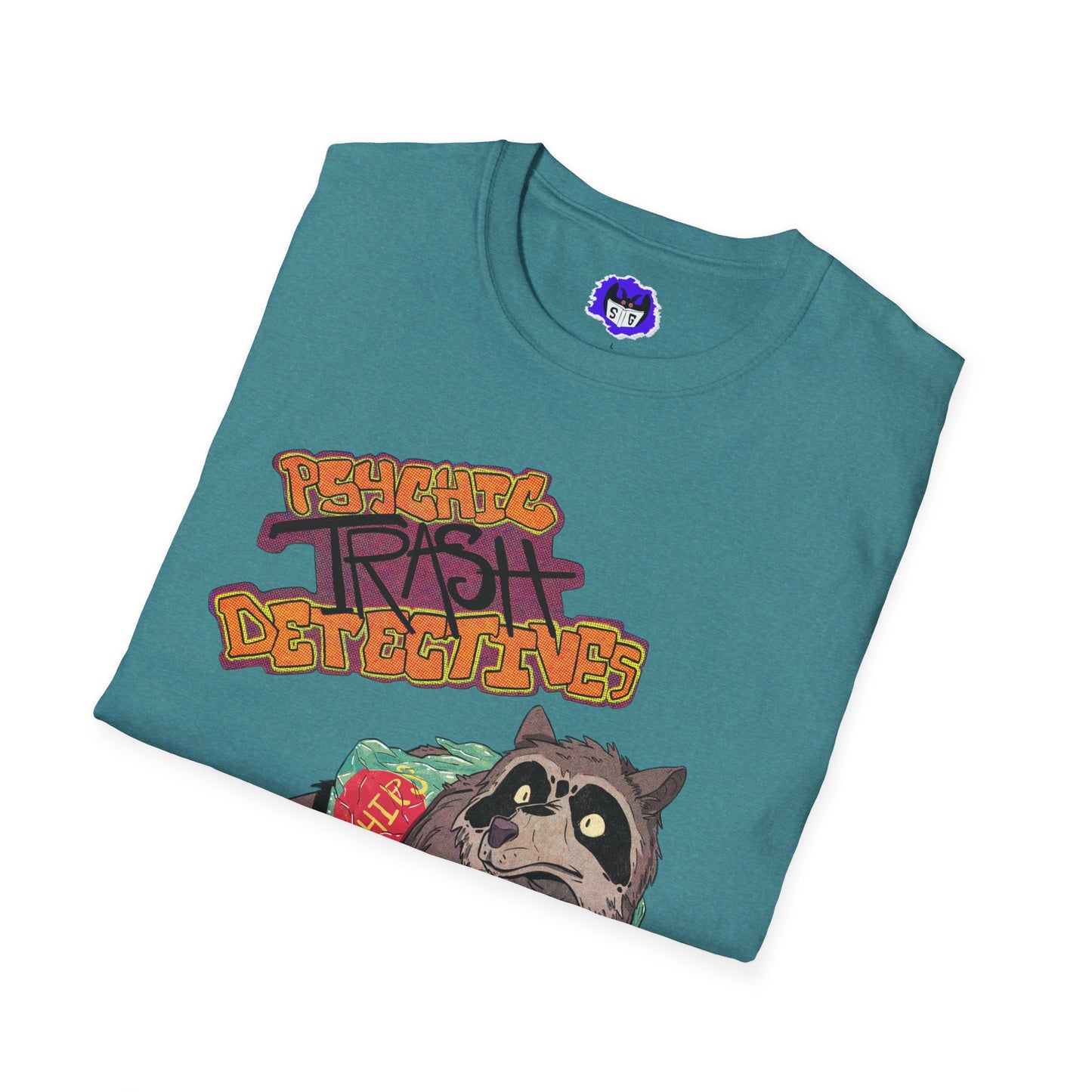 Psychic Trash Detectives Mrs. Scratch the Raccoon Tee