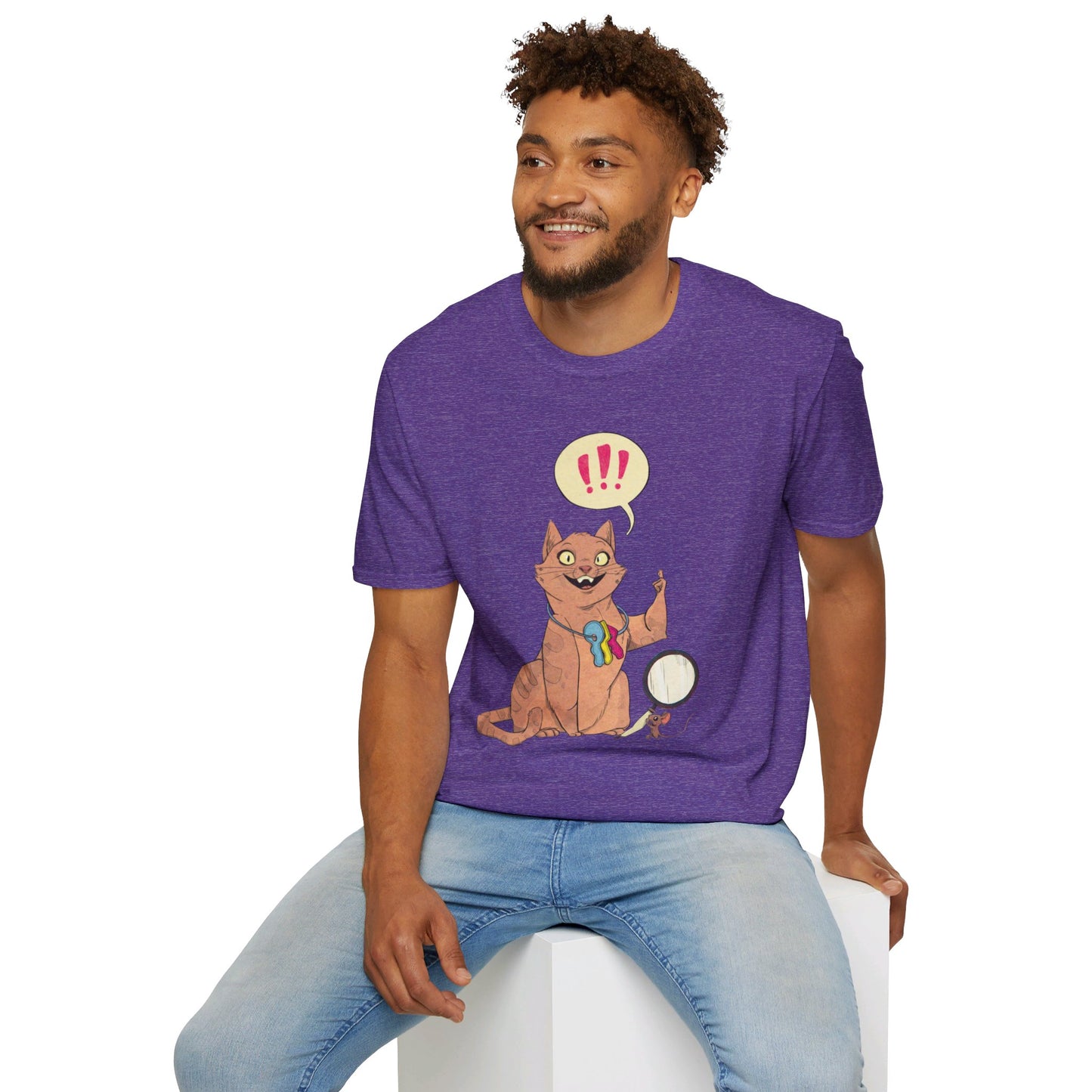 Psychic Trash Detectives Cheese the Cat Tee